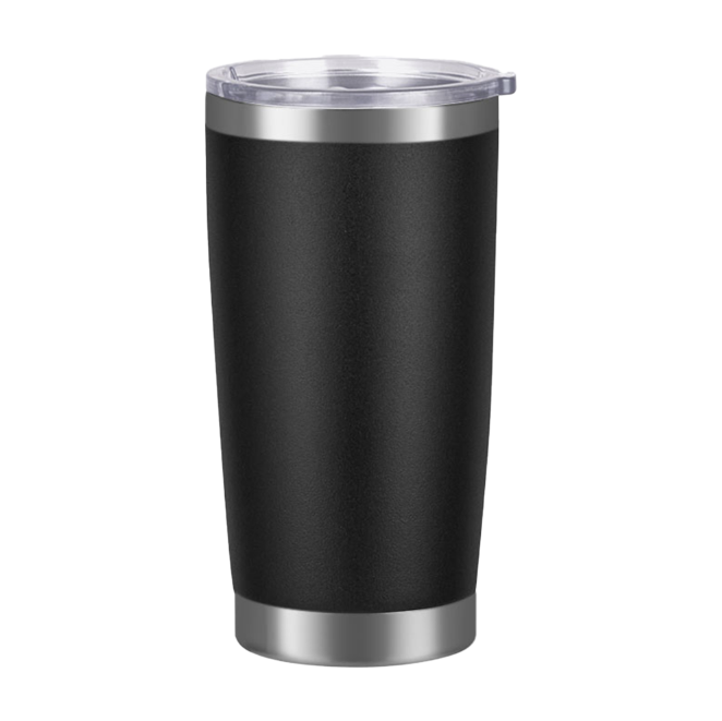 20oz Party Shoppe Insulated Tumbler and Travel Mug Black