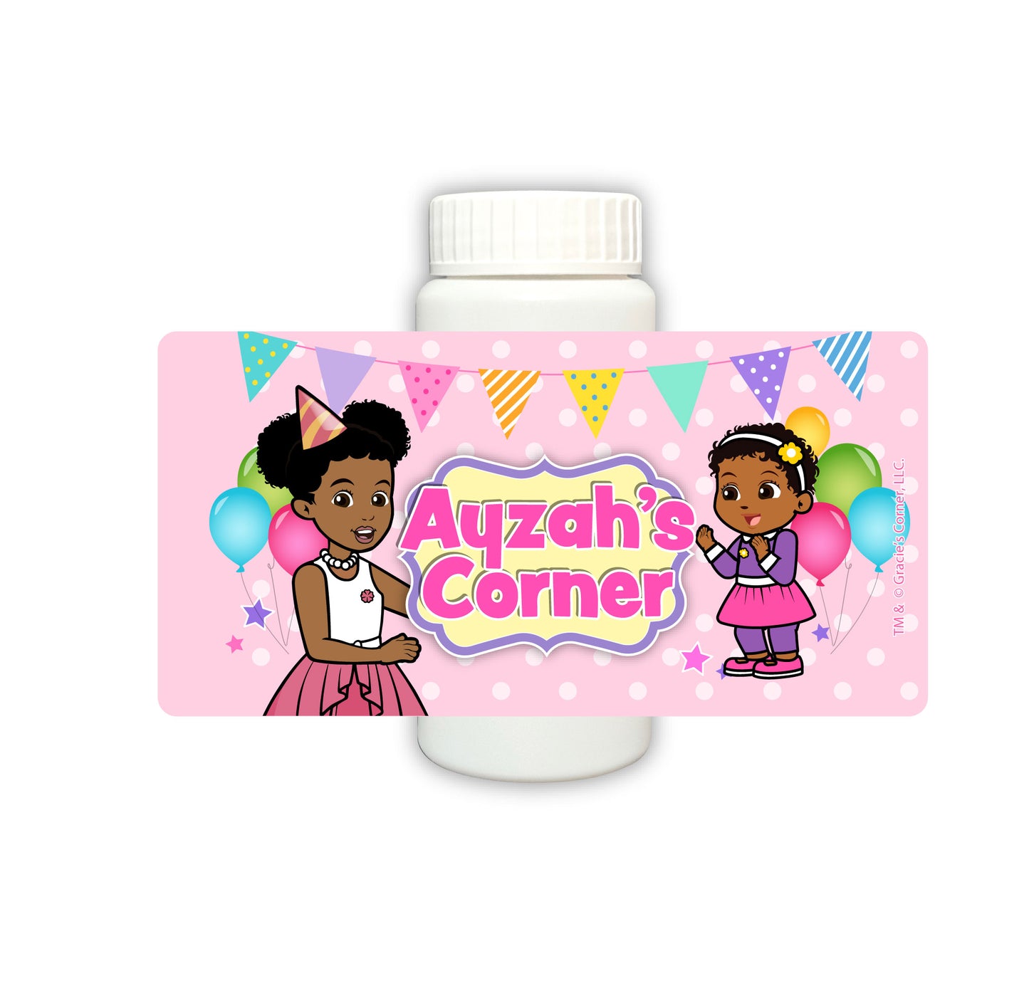 Gracie's Corner© Personalized Bubbles Party Favors, 12 count