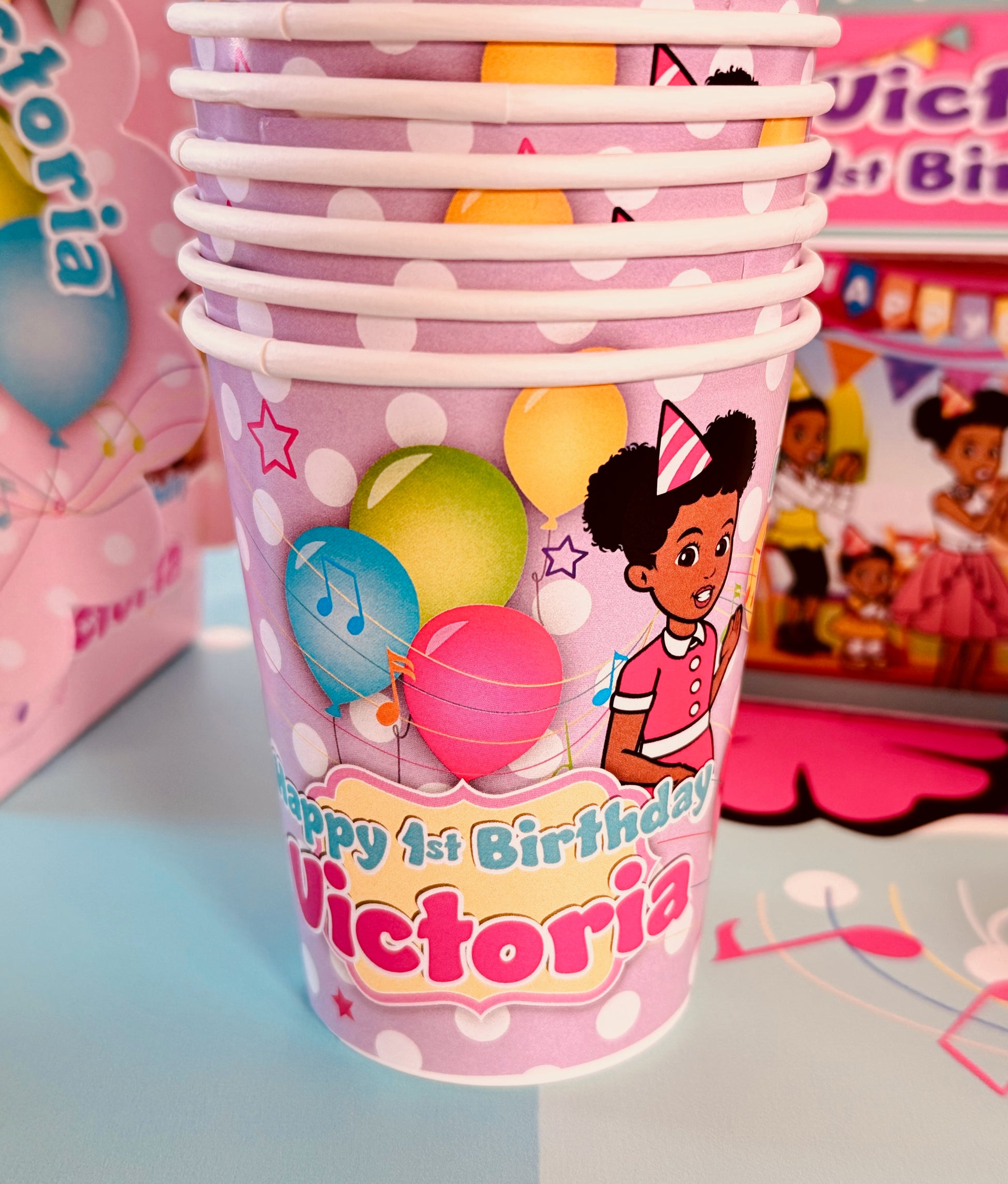 Gracie's Corner Personalized Party Supplies Bundle, Party to go Package, gracie plates, gracie banner, gracie tablecloth, gracie corner birthday party, gracies corner custom party decorations, gracies corner favors