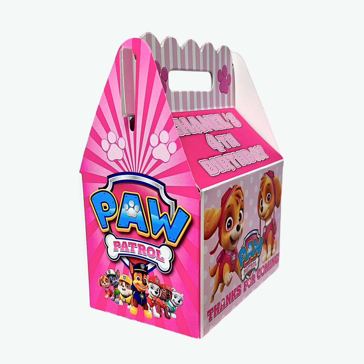 Paw Patrol Gable Favor Box, Qty 8
