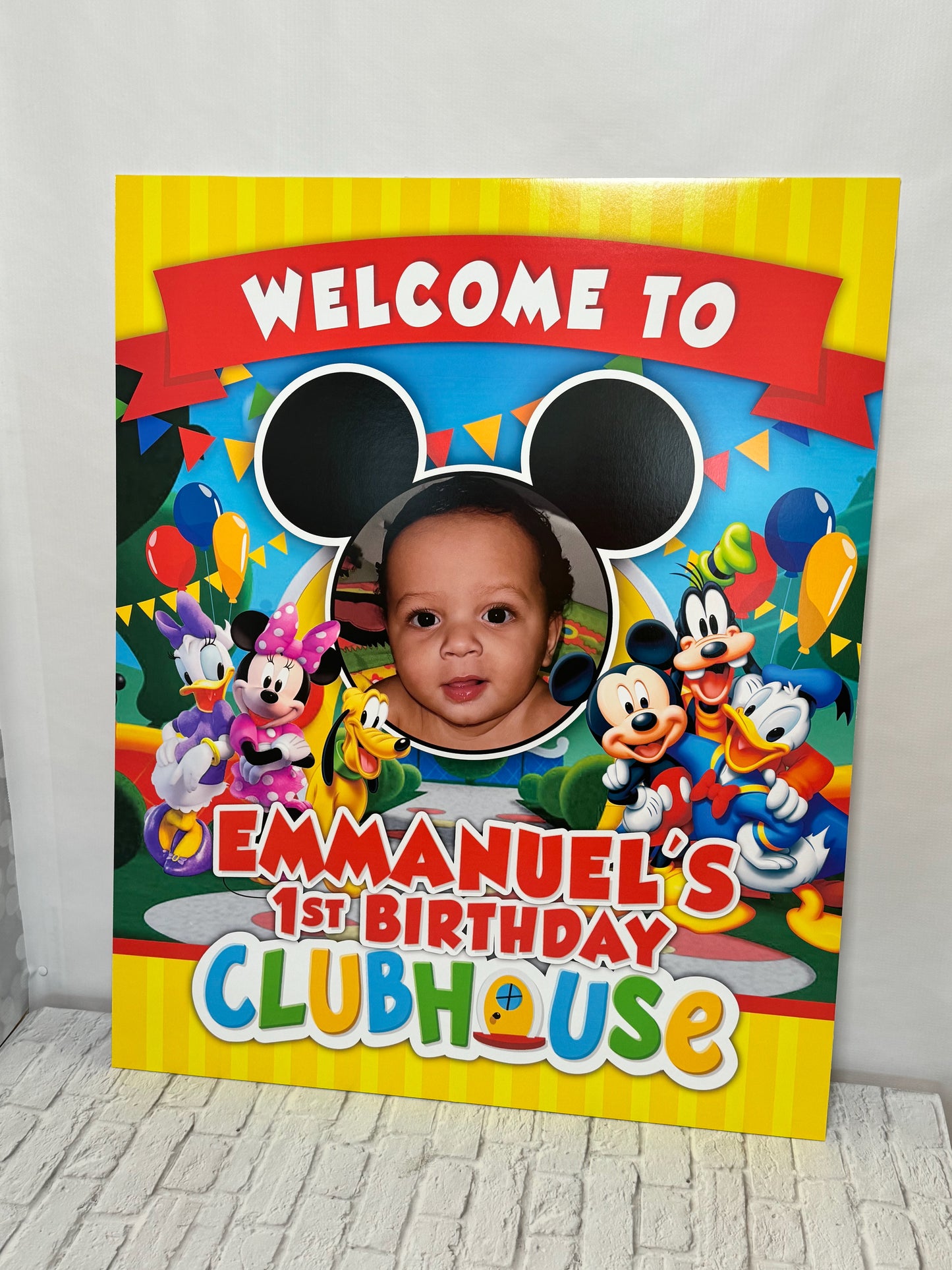 Welcome Sign Foam Board 24x30 inch