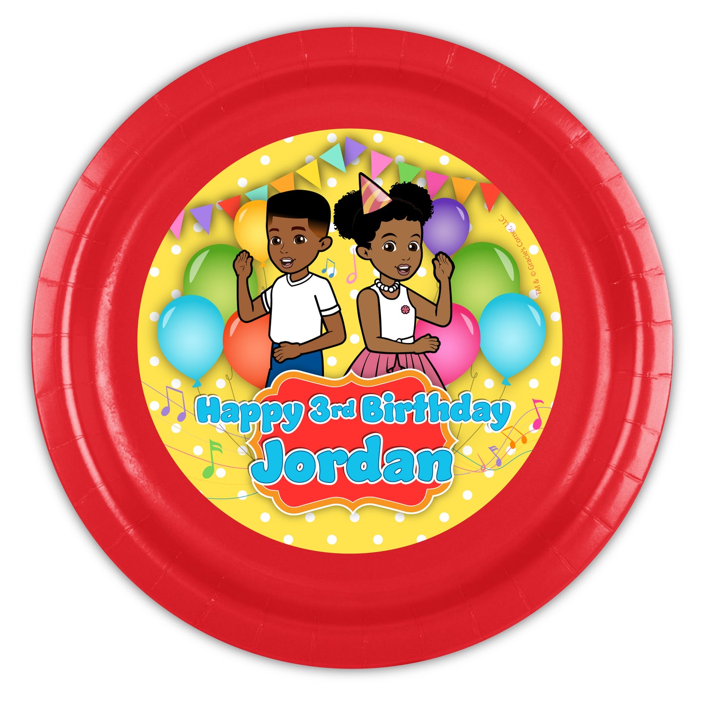 Gracie's Corner boy girl twins combo party, gender neutral party plates.