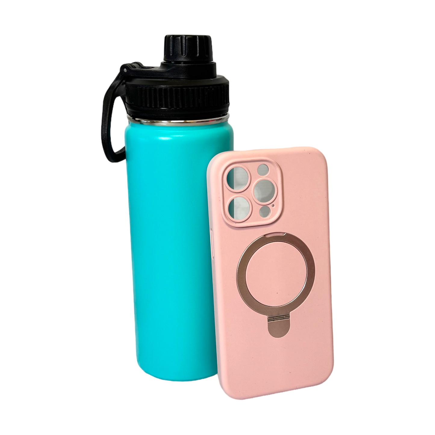 20 oz Stainless Steel Leakproof Thermal Water Bottle, Laser Engraved Personalization