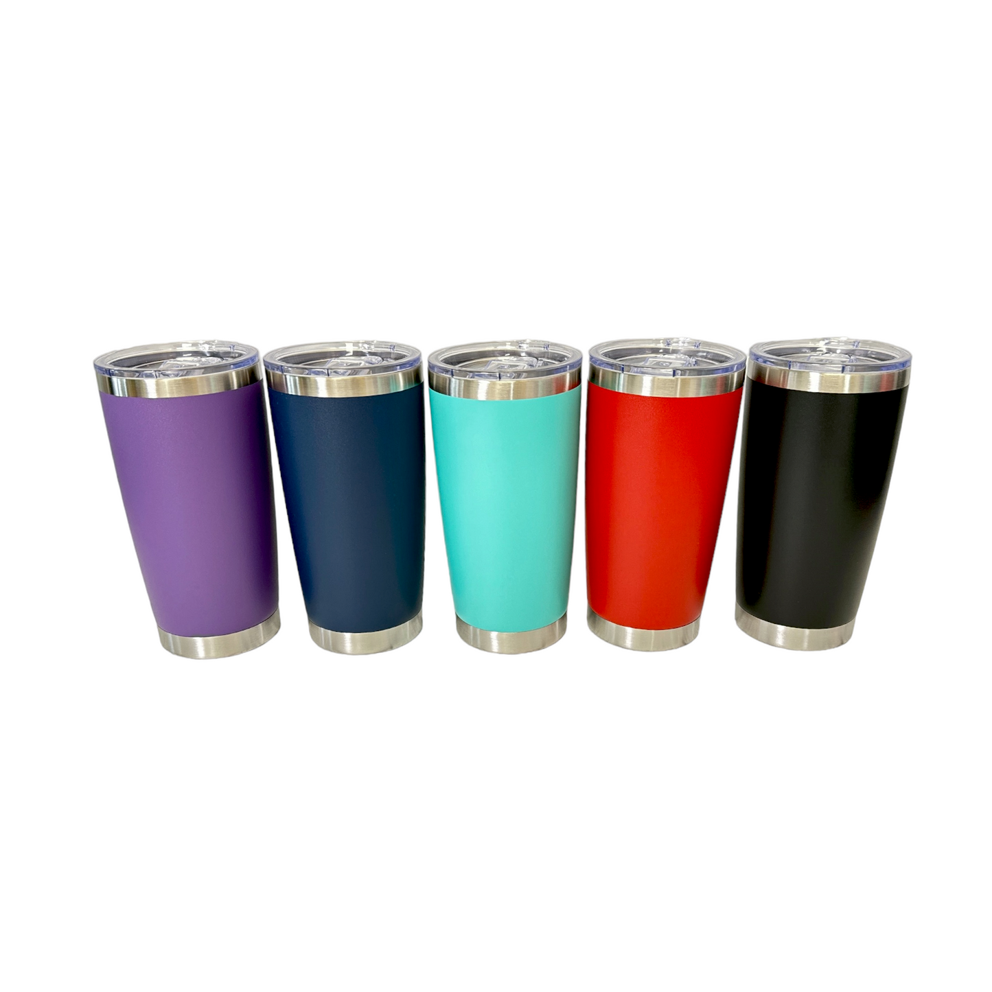 20oz Insulated Tumbler and Travel Mug, 5 colors, Personalized with Laser Engraving