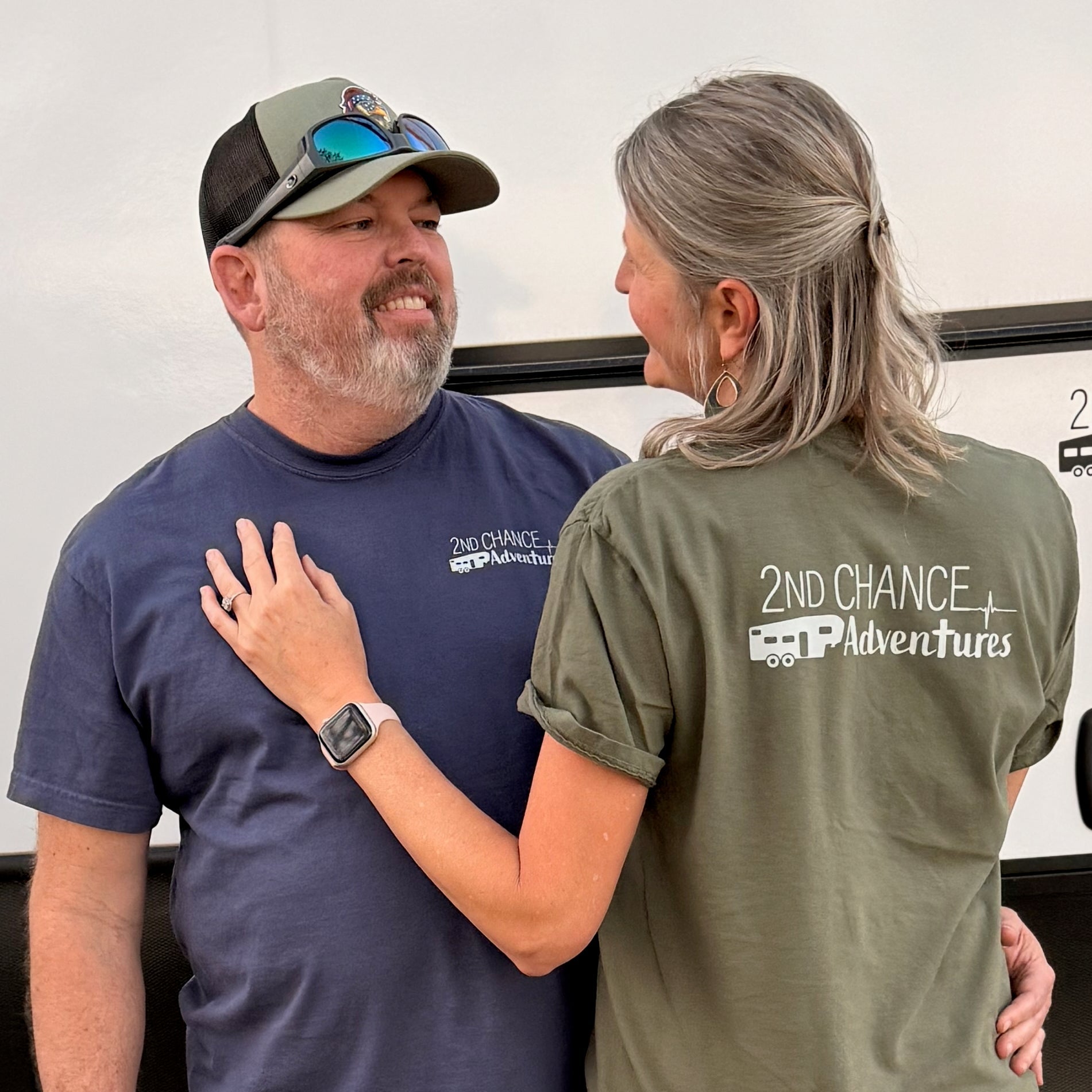 2nd Chance Adventures tshirt, inspirational tshirt design, rv travel shirt, rvlife shirt, rv lifestyle gift, gift for rv'ers