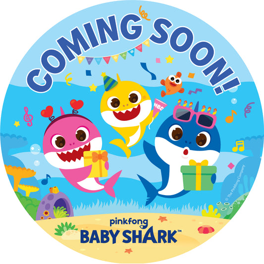 Baby Shark Birthday Party Cupcake Picks-Toppers, 12 count