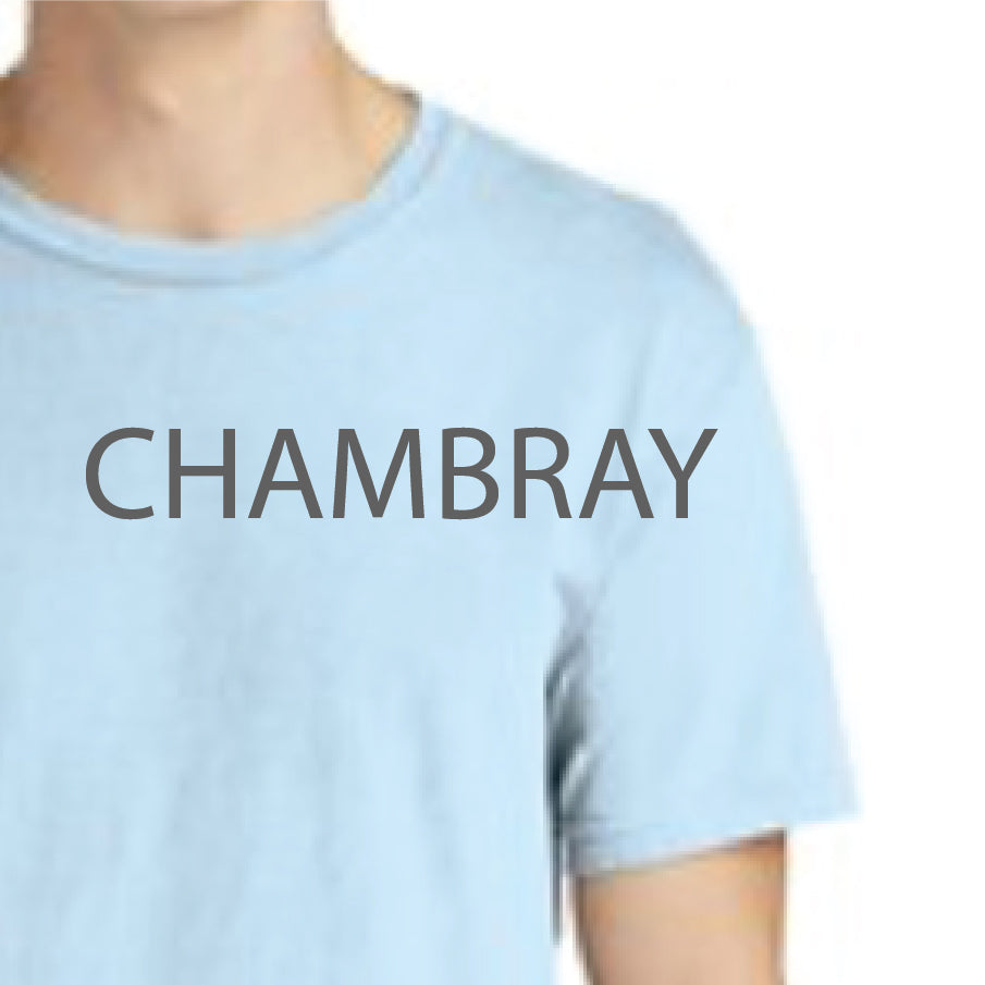 Chambray Comfort Colors tee, 2nd Chance Adventures tshirt, inspirational tshirt design, rv travel shirt, rvlife shirt, rv lifestyle gift, gift for rv'ers