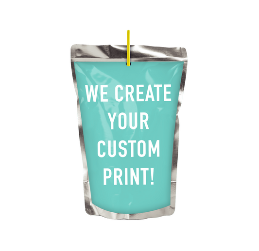Custom Print Your Theme Custom Capri Sun Juice Pouch Labels, SET of 12