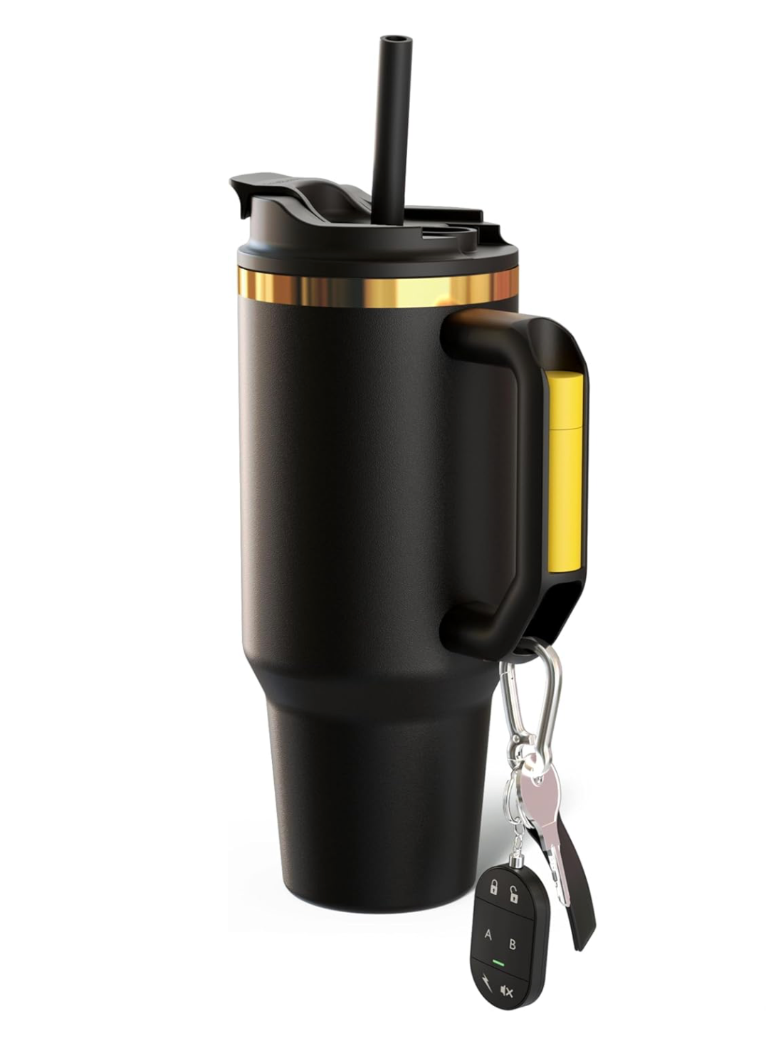 FrostBuddy Thicc 40 ounce Stainless Steel Insulated Tumbler, Spill Proof Lid