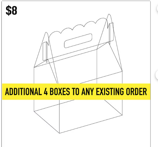 Gable Favor Boxes ADD FOUR - Add this listing to your cart for 4 additional boxes to any existing quantity of our Gable Favor Boxes