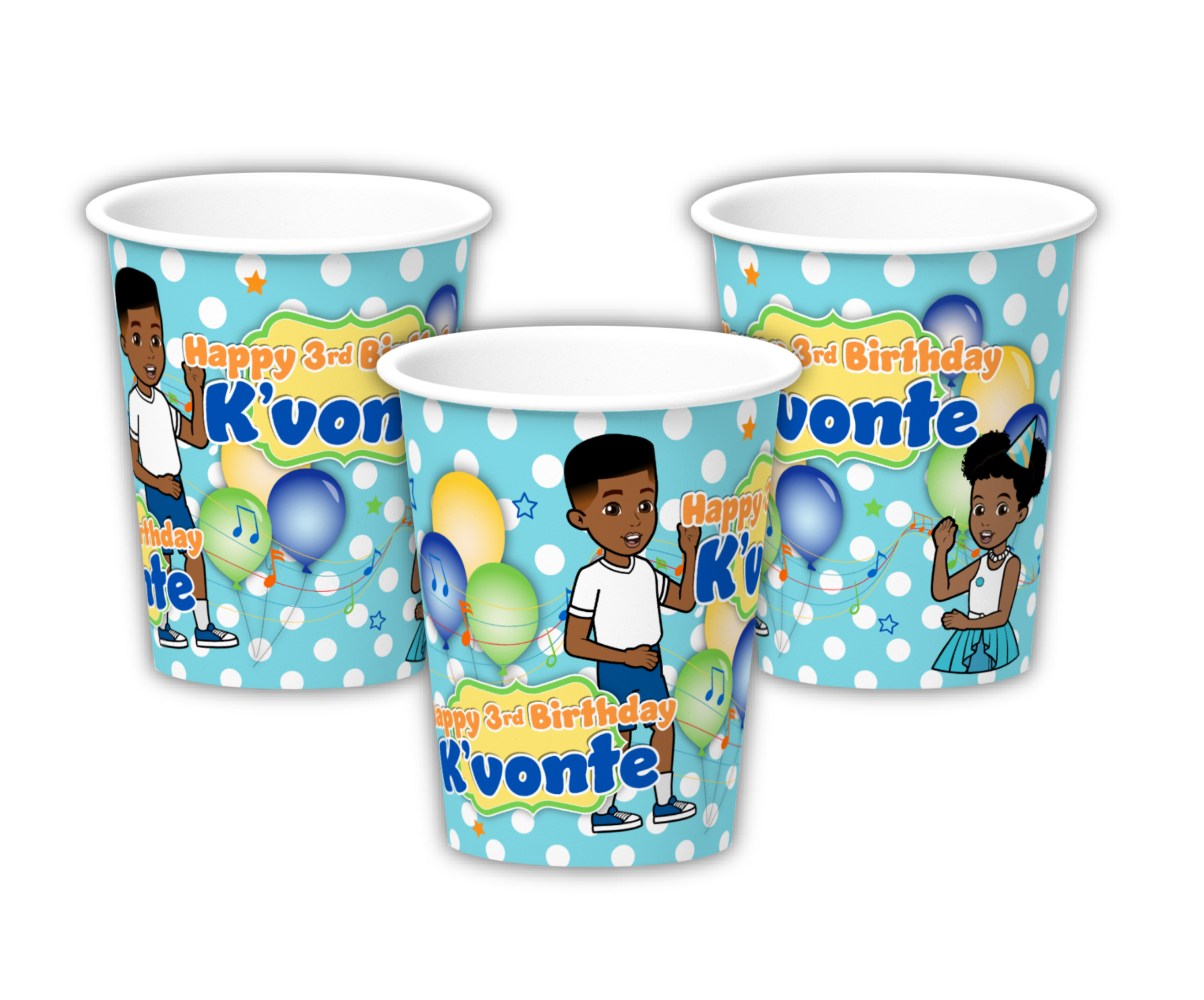 gracie's corner birthday boy custom party cups, personalized party cups for boy gracie's corner party