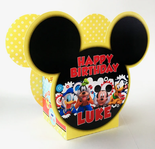 Mickey Mouse Clubhouse Birthday Personalized Table Centerpiece SET of TWO