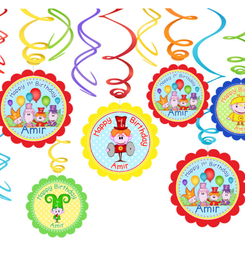 Notekins BabyFirst TV Personalized Dangler Decorations