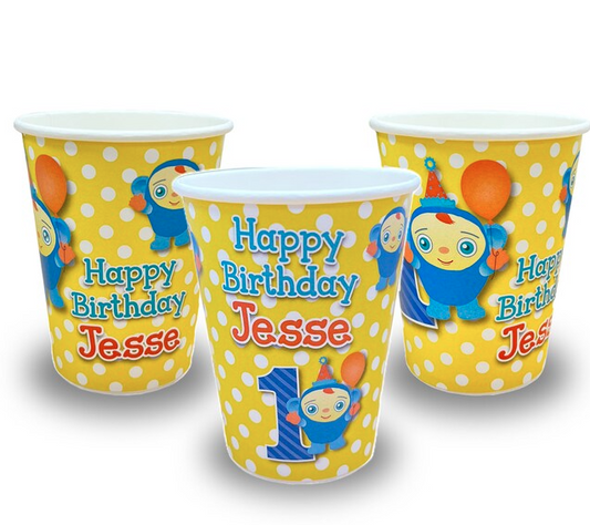 Peek-a-Boo BabyFirst Birthday Party, 12 count Personalized Party Cups