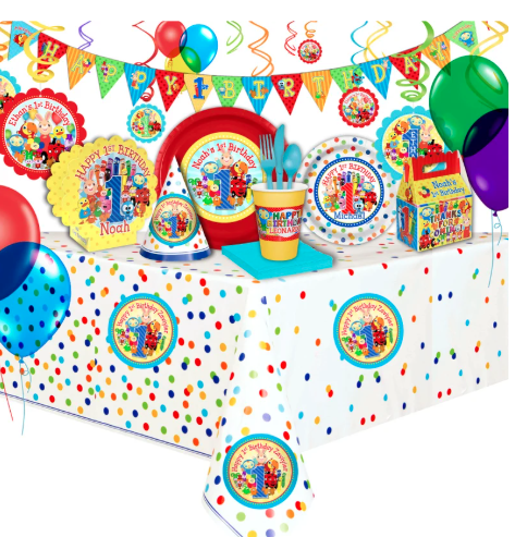 Personalized ULTIMATE Party Supplies Pack for 36 guests