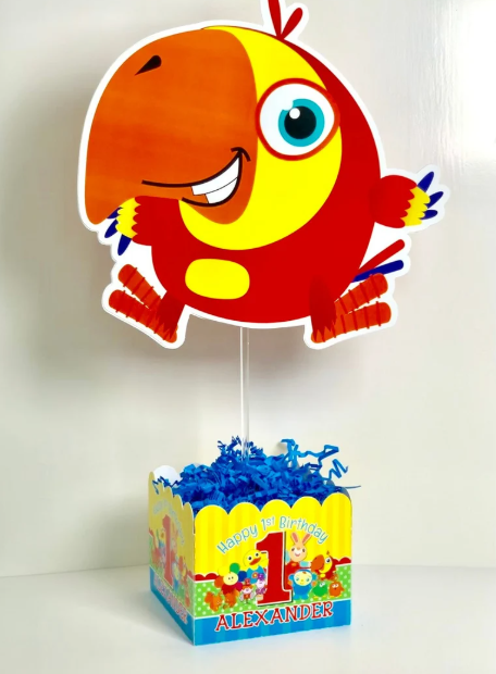 Vocabularry BabyFirstTV Birthday Personalized Table Centerpiece