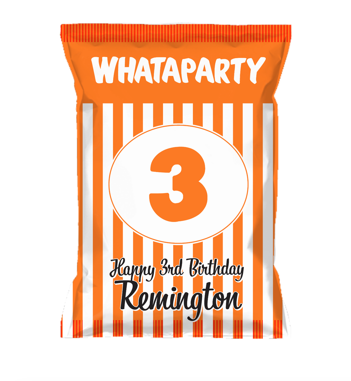 Custom Designed Chip Bags-Pouches, 12 count