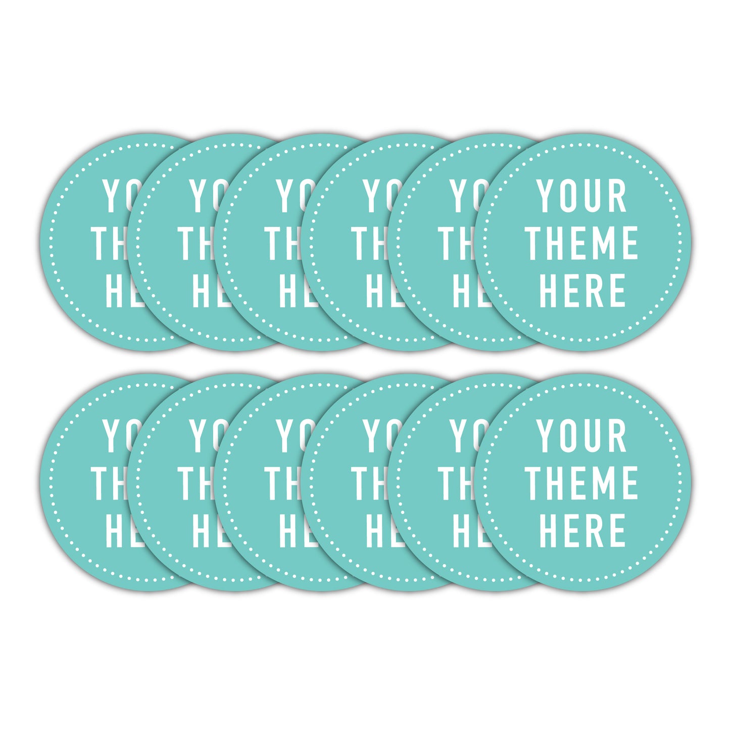 Custom Printed Stickers, Birthday Party, Baby Shower, Party Decoration, DIY Party Supplies