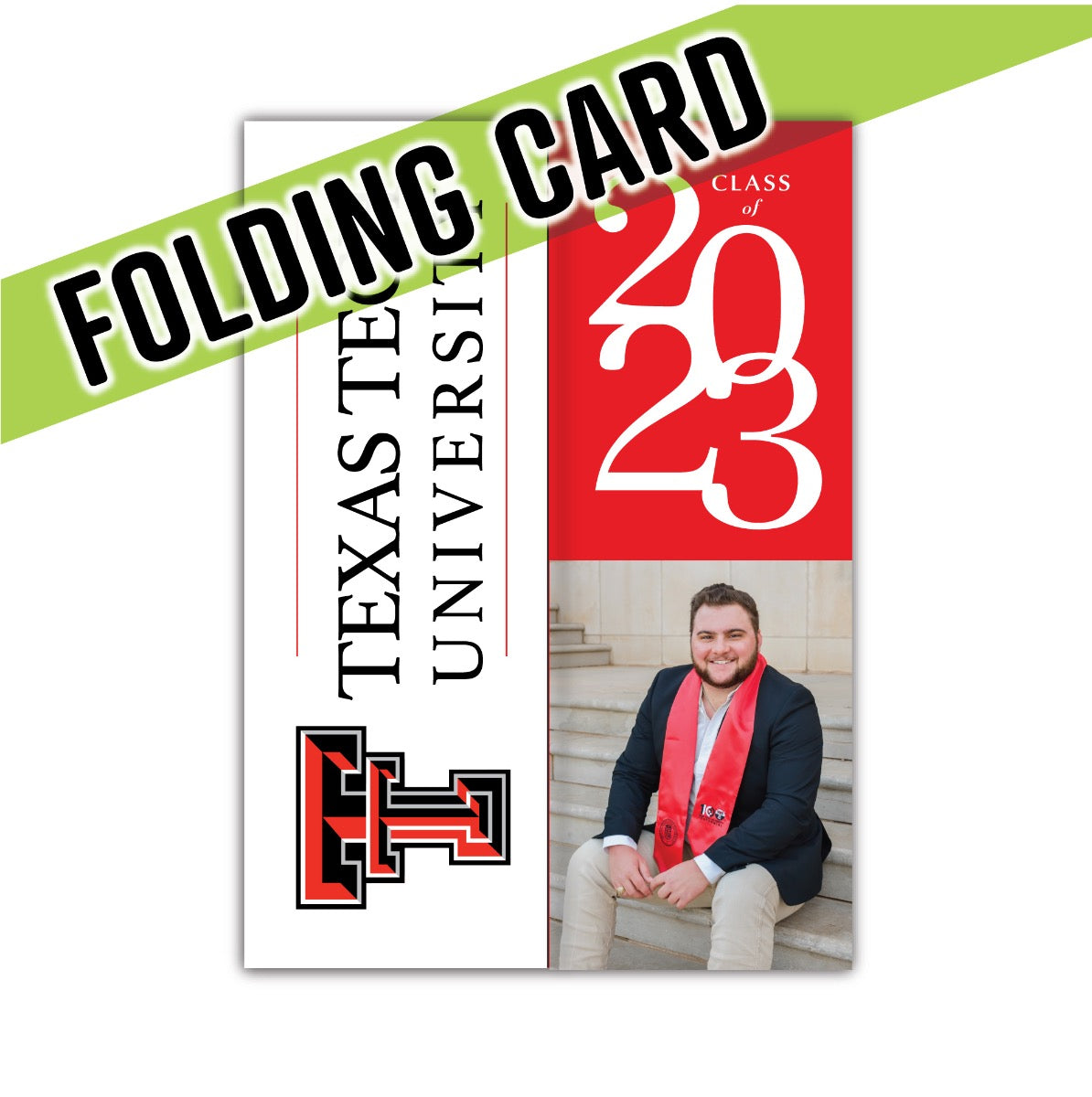 Graduation Announcement Photo Card, Folding Card, 10 count ...