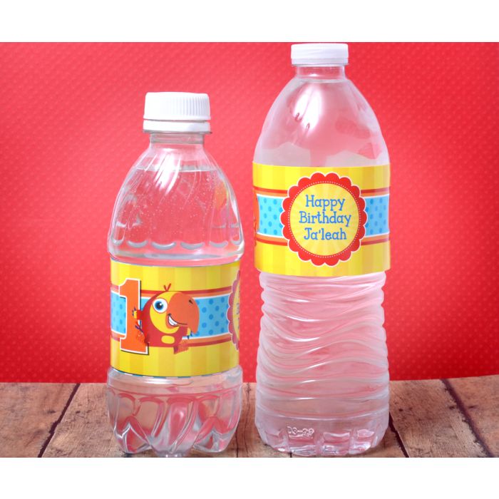 VocabuLarry Personalized Water Bottle Adhesive Labels